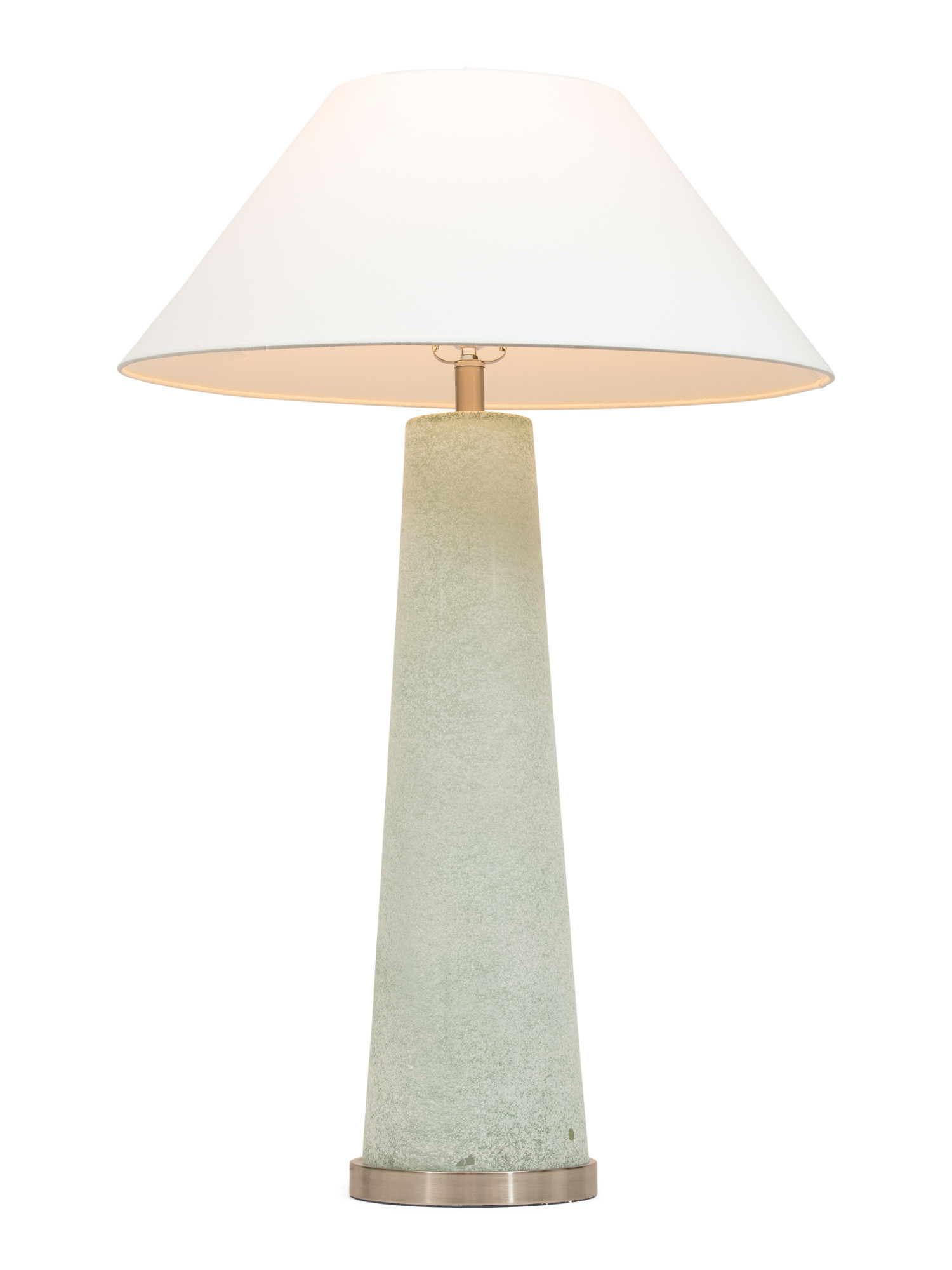 38in Frosted Glass Table Lamp | TJ Maxx