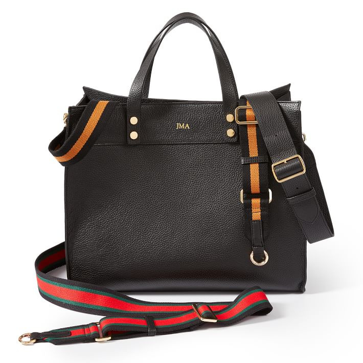 Essential Leather Tote and Crossbody Straps Set | Mark and Graham