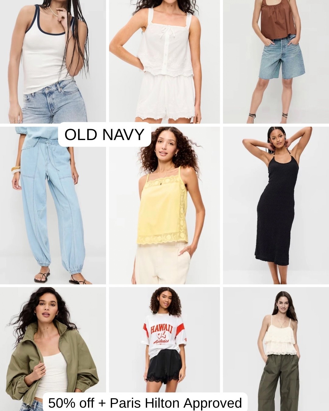 Old Navy🖤🤍50% Off + Paris Hilton Approved

#LTKSaleAlert #OldNavyStyle #LTKFinds #AffordableFashion #ParisHiltonStyle

#LTKOver40 #LTKSaleAlert #LTKWorkwear