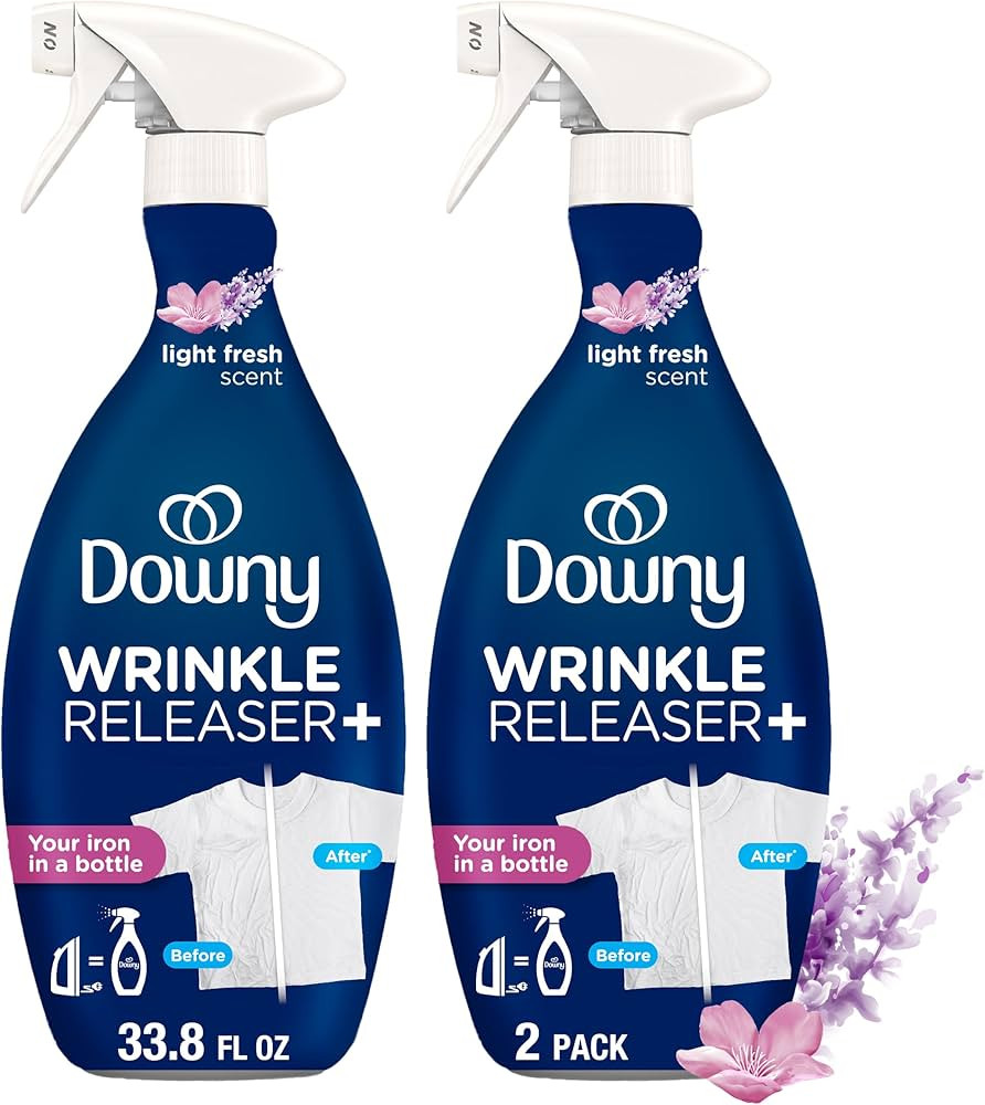 Downy Wrinkle Releaser Spray, All In One Wrinkle Release Spray, Odor Eliminator, Static Remover, ... | Amazon (US)