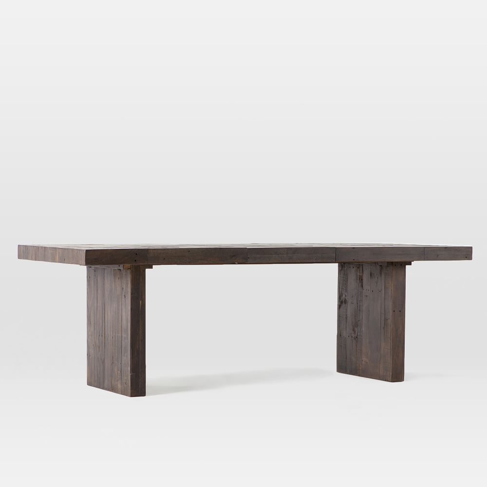 Emmerson Reclaimed Wood Expandable Dining Table, 72-93&amp;quot;, Chestnut Pine | West Elm (US)