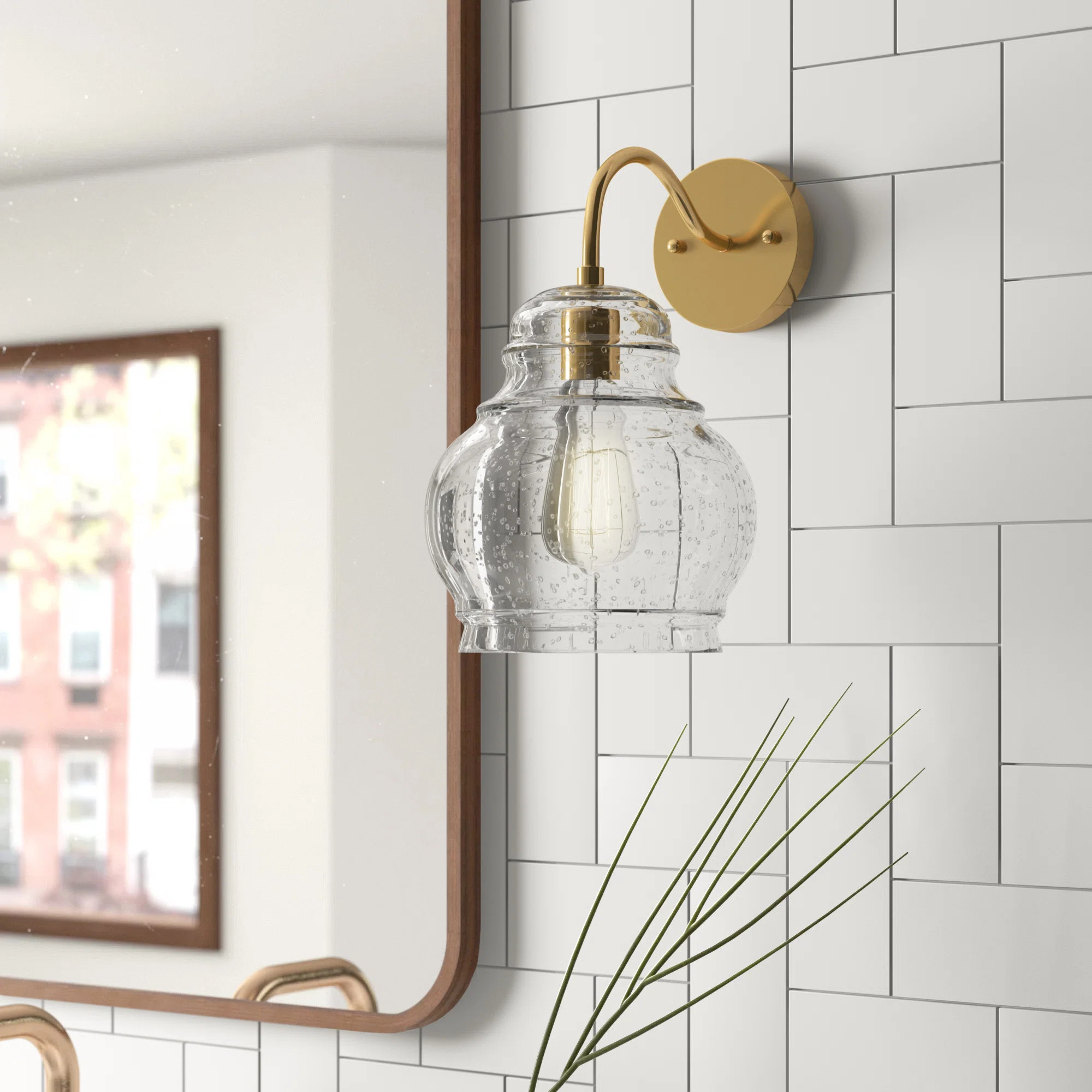 Amara Dimmable Bath Sconce | Wayfair North America