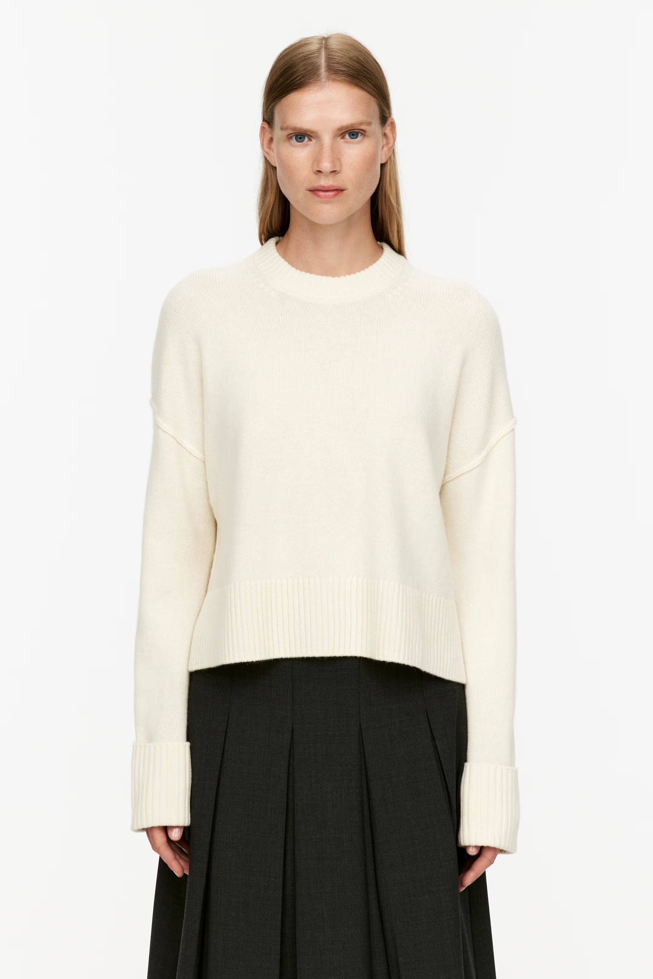 Wool Jumper - Off-White - Ladies | H&M GB | H&M (UK, MY, IN, SG, PH, TW, HK)