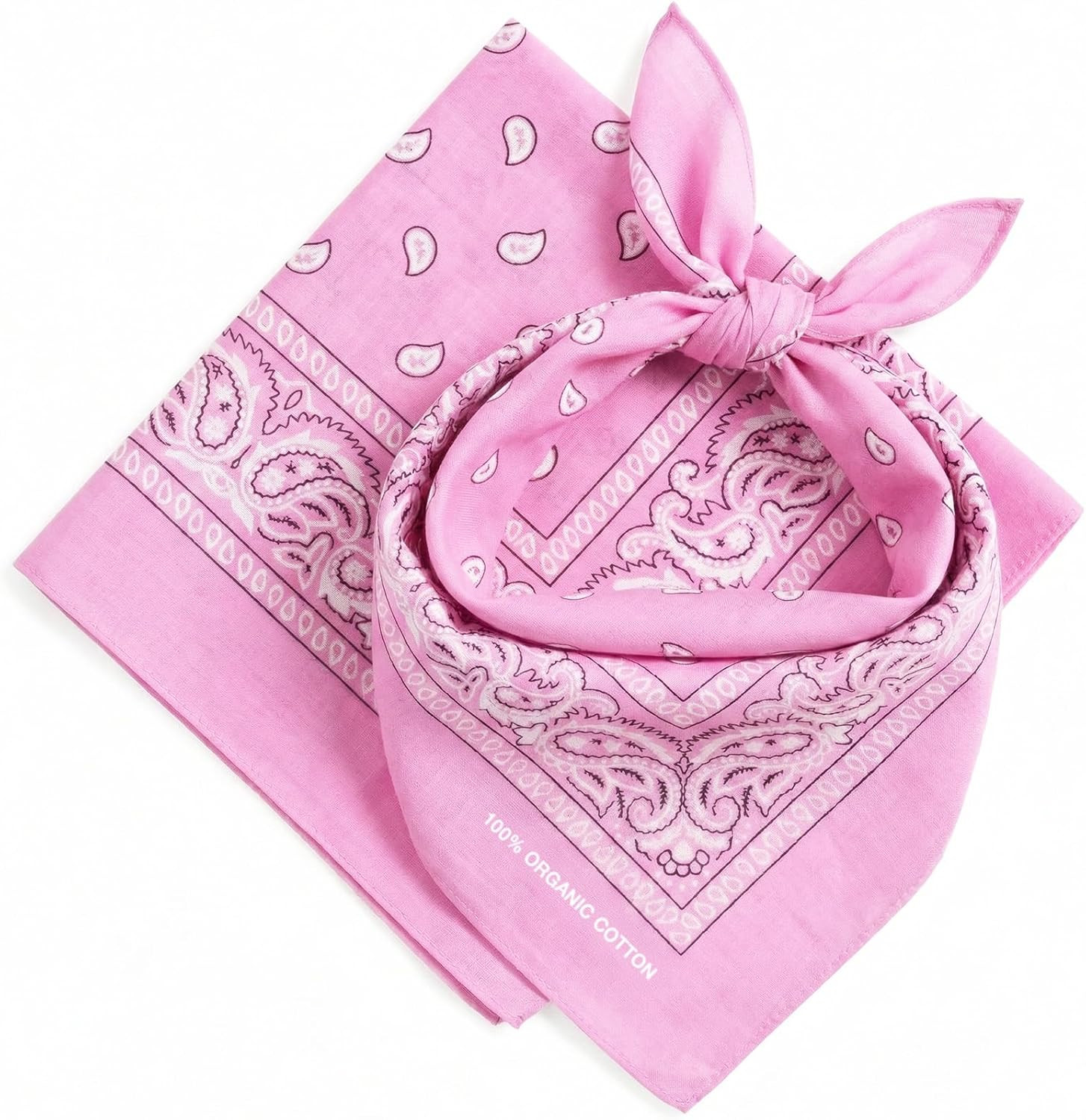 AURAE Bandana – 100% Cotton & Natural Fibers – Bandana Scarf with No Polyester – Premium Quality – Soft, Durable & Machine Washable – For Men & Women – Unisex & Kids - 2 Pack | Amazon (UK)