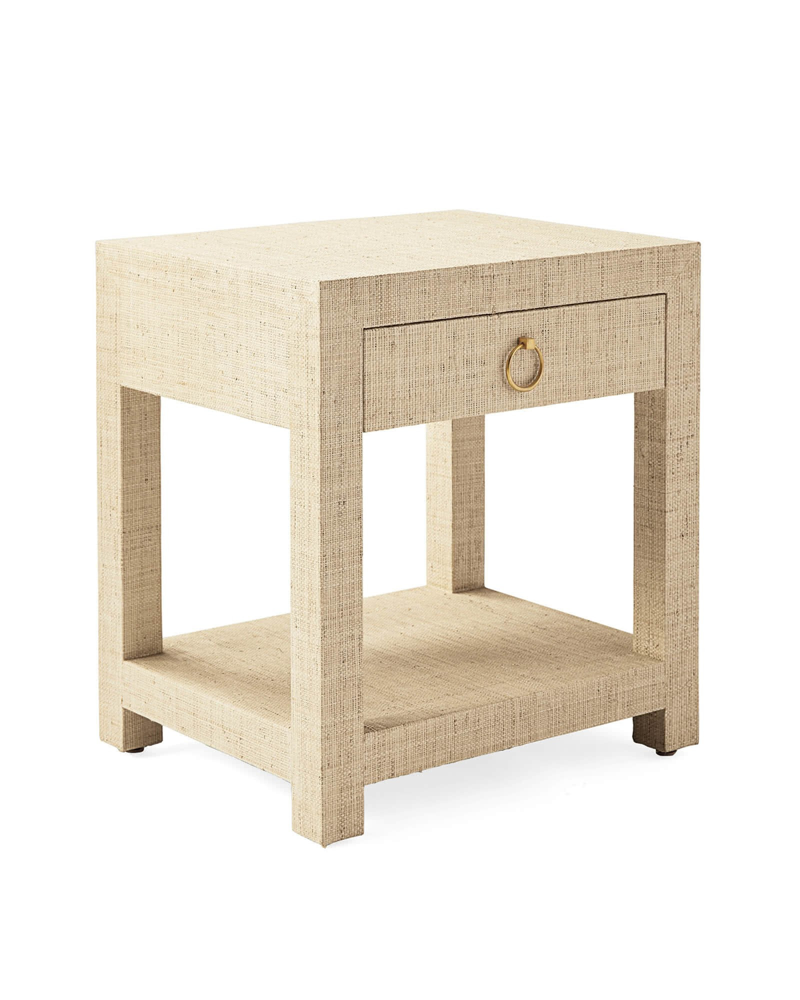 Blake Raffia 1-Drawer Nightstand | Serena and Lily