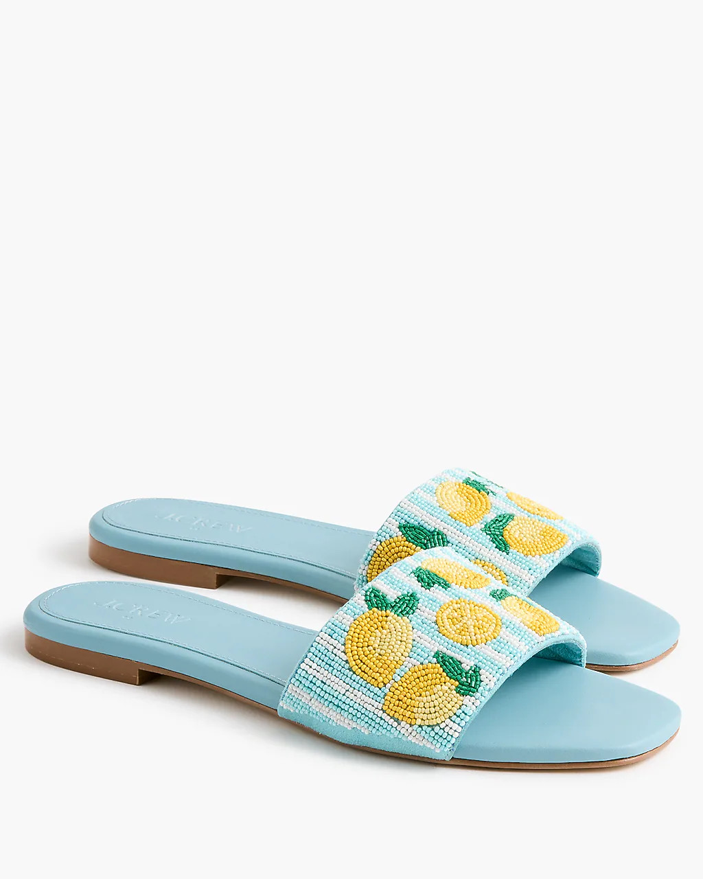 Beaded slide sandals | J.Crew Factory