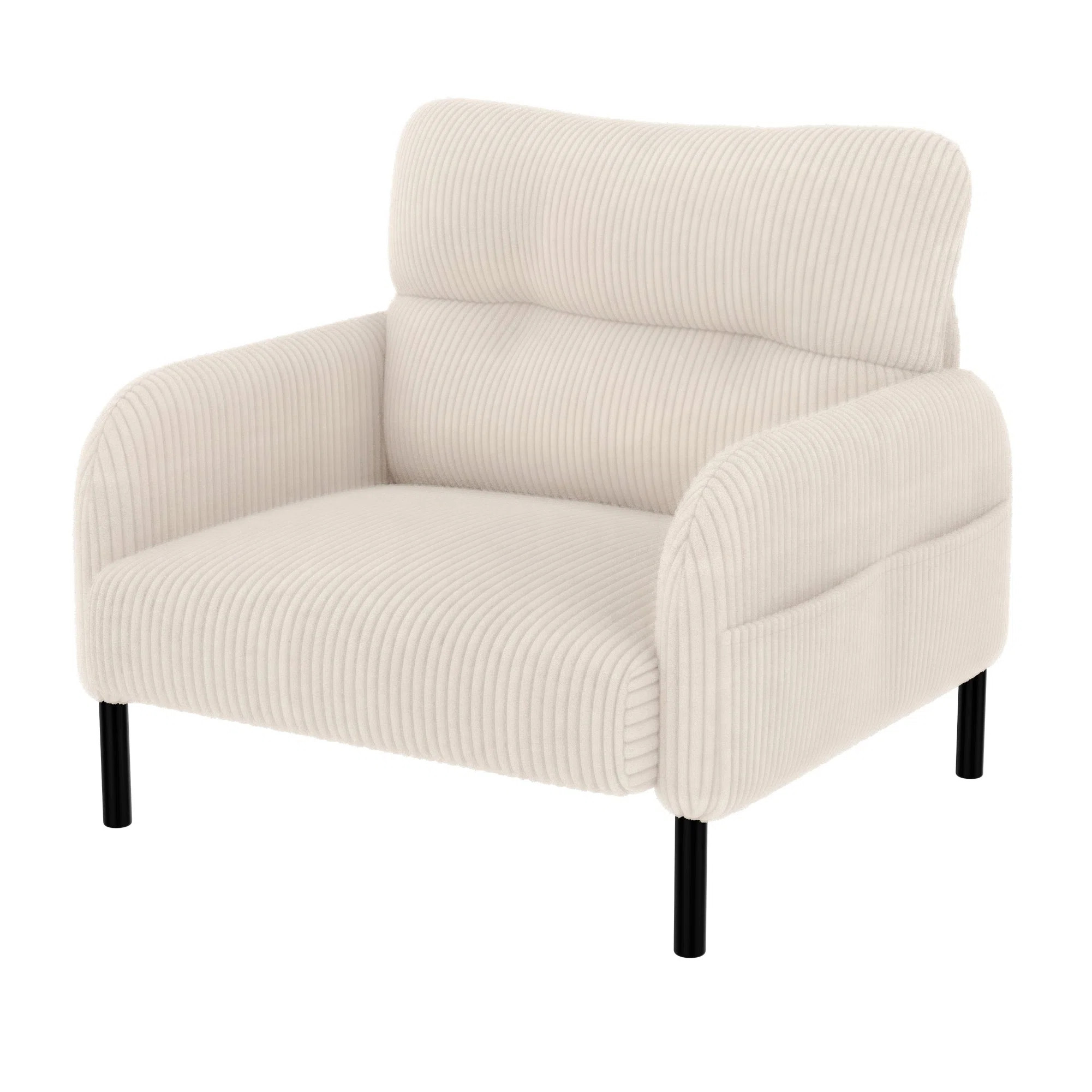 Upholstered Armchair, Accent Chair For Living Room And Bedroom | Wayfair North America