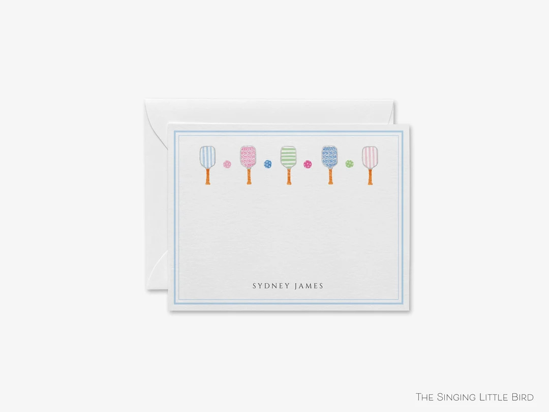 Pickleball Personalized Stationery Pickleball Notecards Pickleball Notes Pickleball Gift Hostess ... | Etsy (US)