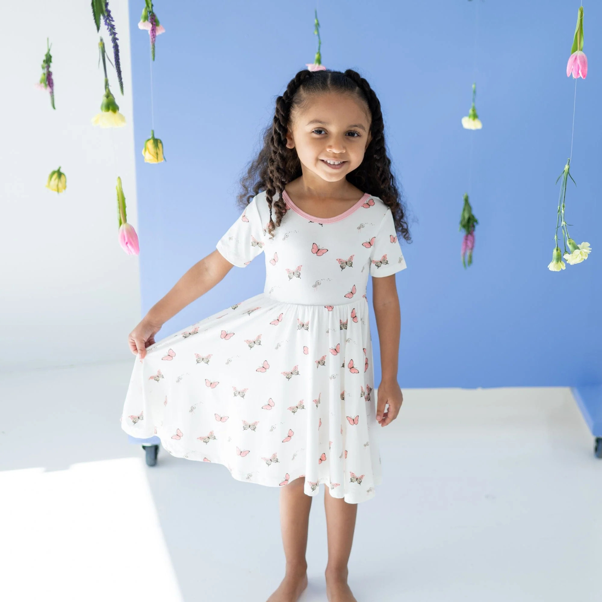 Twirl Dress in Butterfly | Kyte BABY