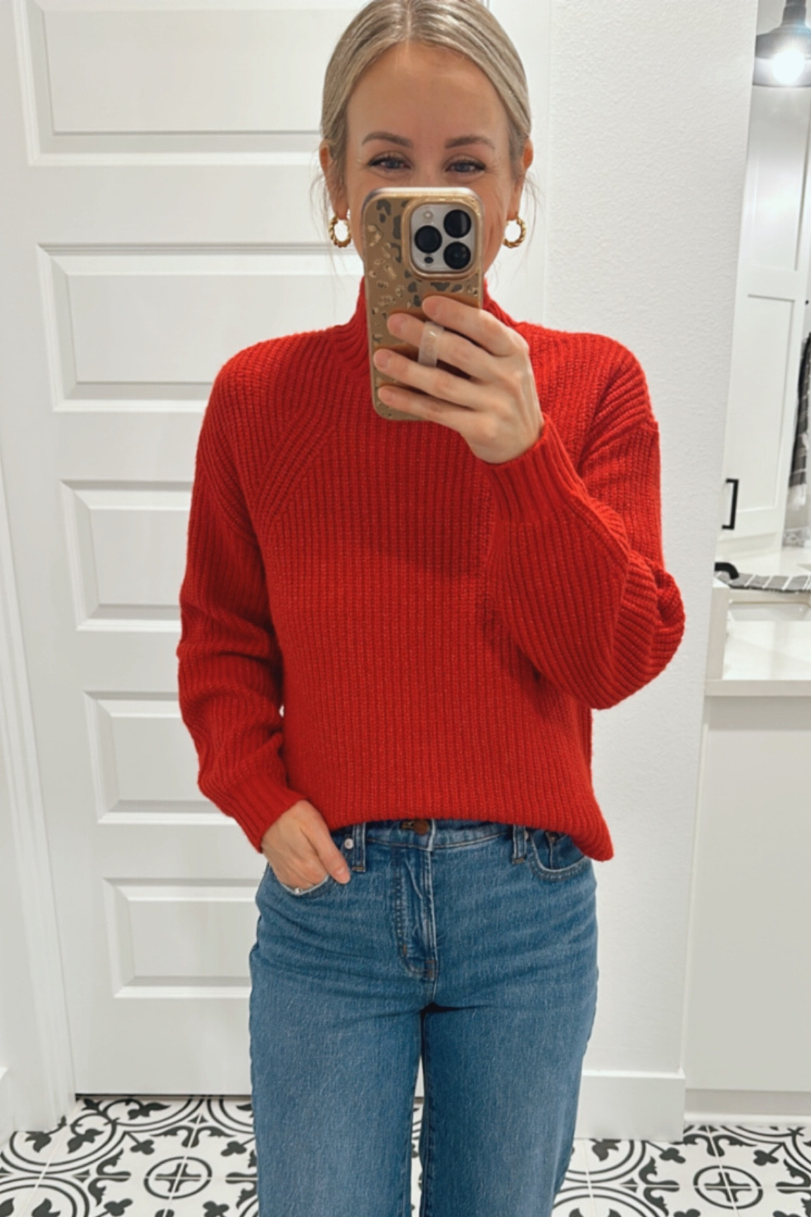 The perfect Christmas red sweater. It’s a great cropped length, runs true to size, comes in multiple colors, and is currently on sale! 

#LTKSeasonal #LTKGiftGuide #LTKHoliday