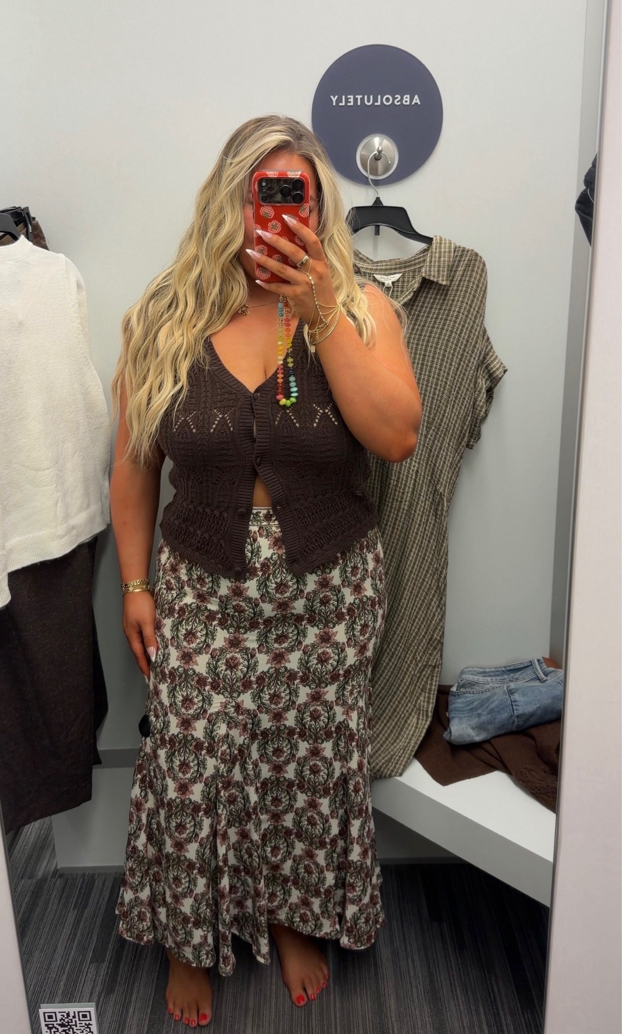 Cutie fall look for those warmer days! And you could easily bring this crochet top into summer too!

#LTKootd