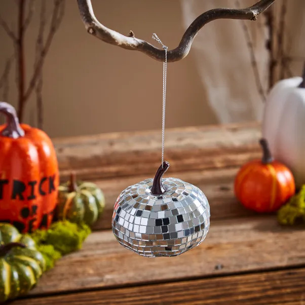 Pumpkin Disco Decoration | Dunelm