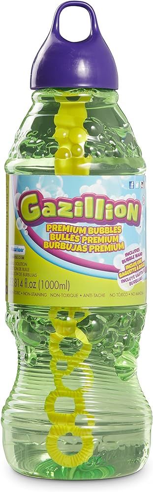 Gazillion Bubbles, Original Bubble Solution 1L - Create Bubbles with Premium Formula & 7-in-1 Bub... | Amazon (US)