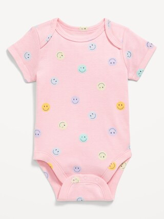 Printed Short-Sleeve Bodysuit for Baby | Old Navy (US)