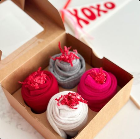 Looks like cupcakes...but they're socks!! Easy/unique little Valentine gift! ❤️
.


#LTKstyletip #LTKGiftGuide #LTKSeasonal