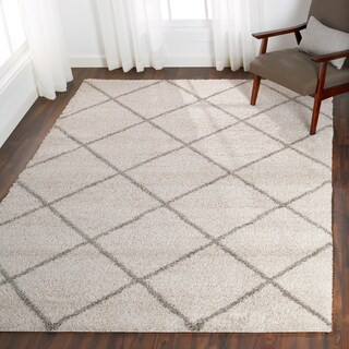 Nourison Brisbane Large Diamond Shag Area Rug - 8'2" x 10' - Ivory/Charcoalbrand Nourison12 / 38... | Bed Bath & Beyond