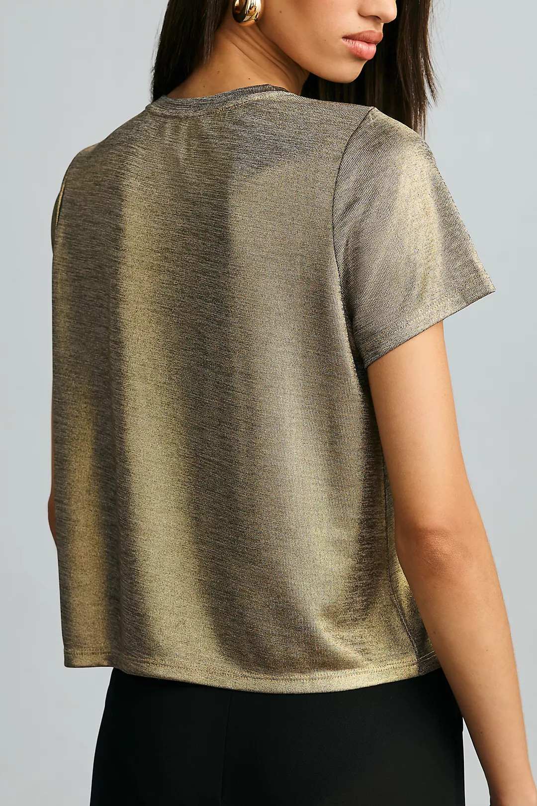 Porridge Shine Glam Tee | Anthropologie (US)