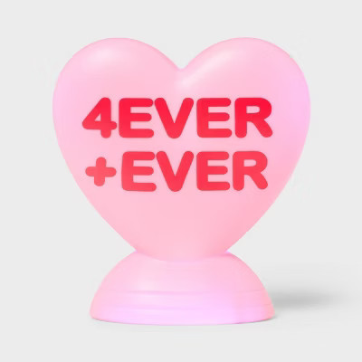 Valentine's Day Blow Mold Candy Hearts Pink - Spritz™ | Target