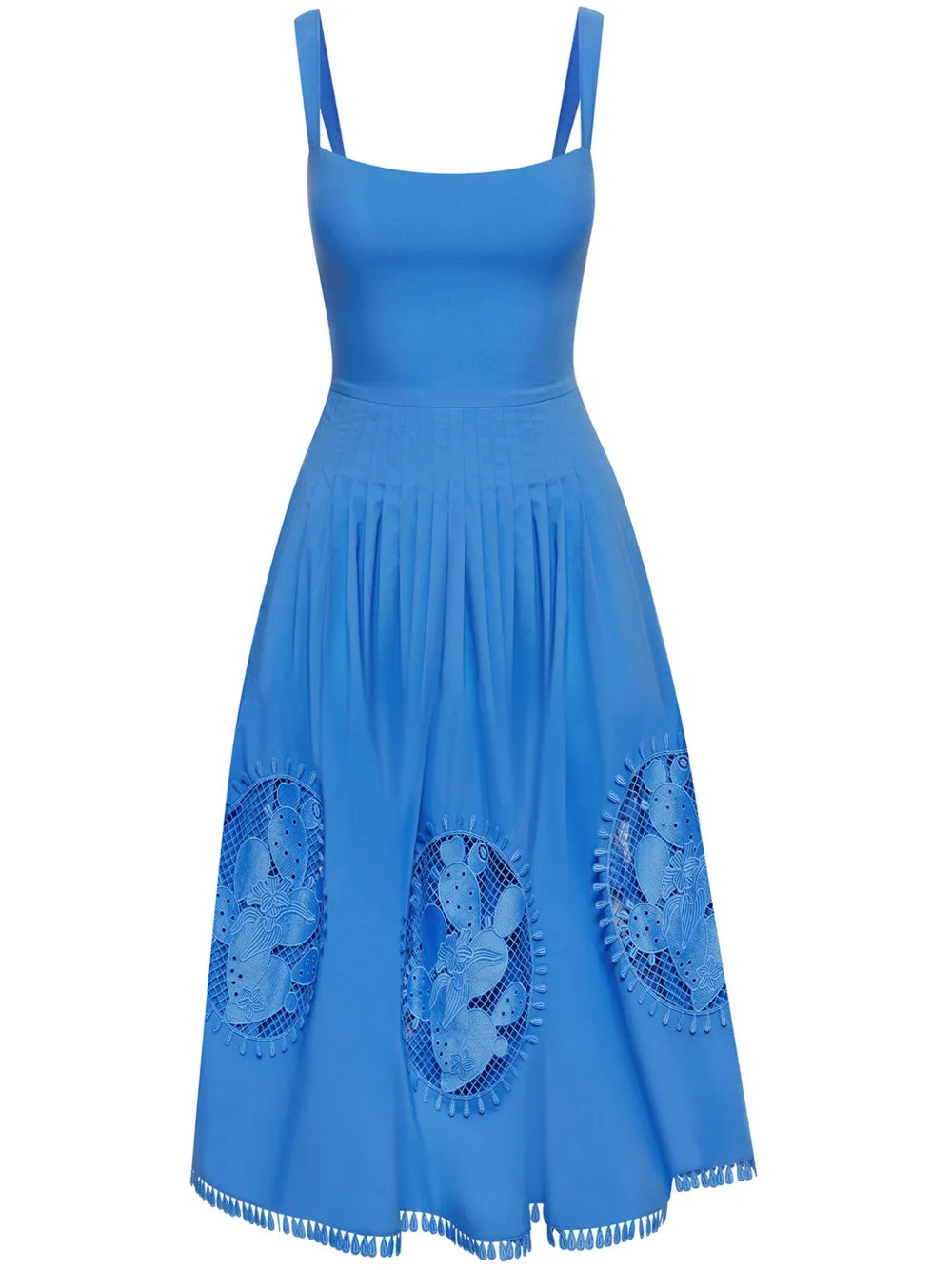 Cactus guipure-lace midi dress | Farfetch Global