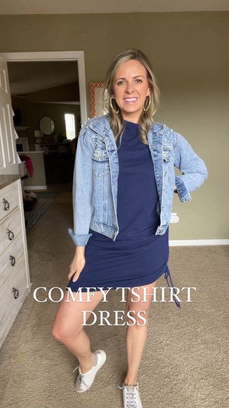 This comfy tshirt dress is perfect for spring break, travel, date night, any event! Comes in a ton of colors and right now through 3/18, it’s only $14.99! 5’6”, 130lbs & wearing a size small 

#LTKSeasonal #LTKsalealert #LTKstyletip
