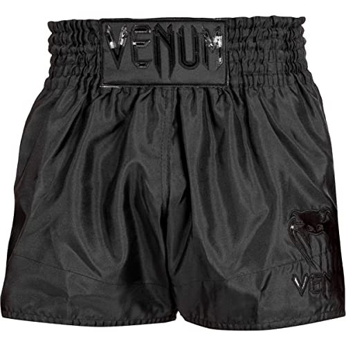Venum Classic Muay Thai Shorts - Black/Black | Amazon (US)