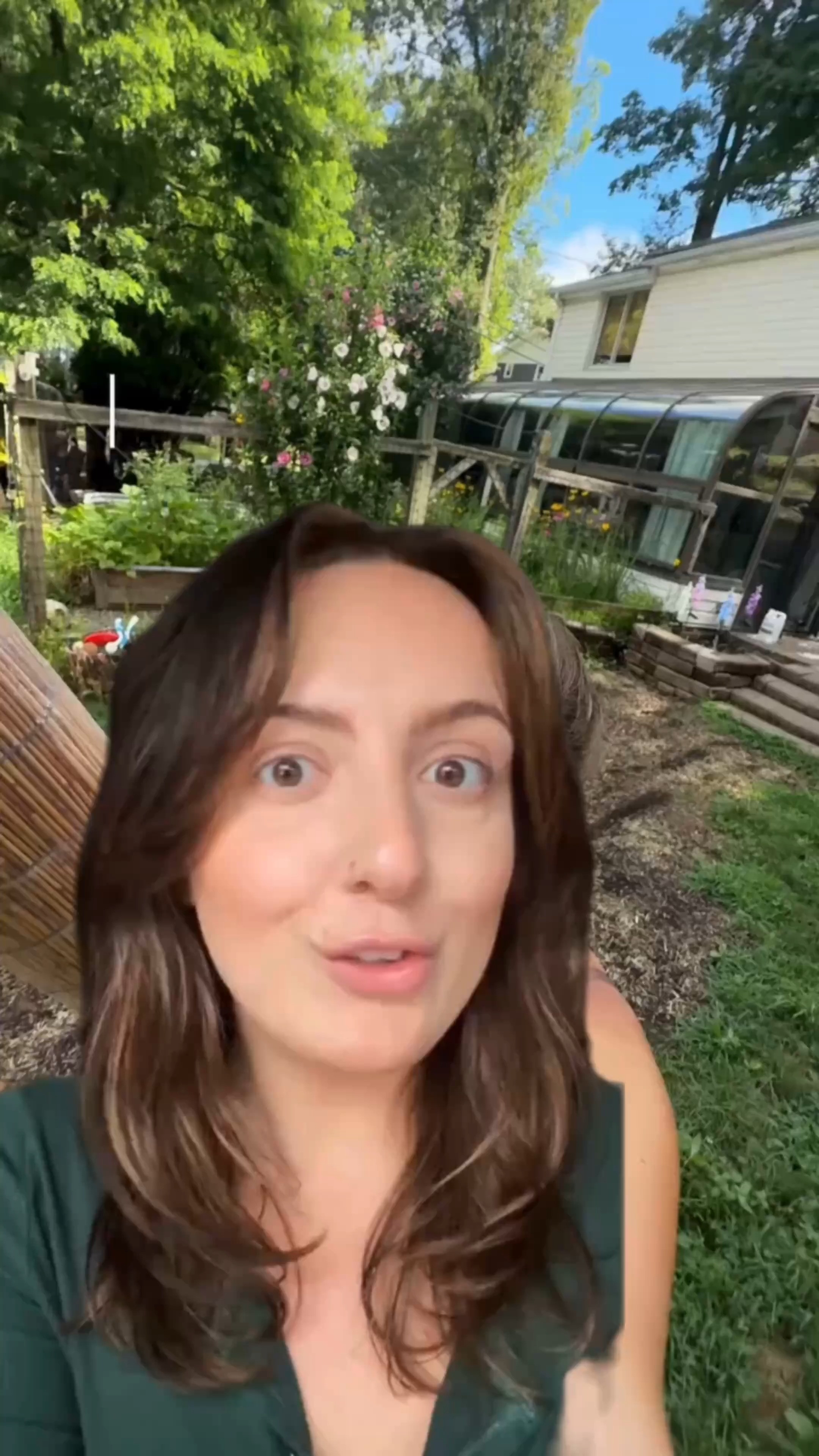 DIY bamboo privacy fence to upgrade our chain link fence  

 #LTKstorytime #LTKHome #LTKSaleAlert