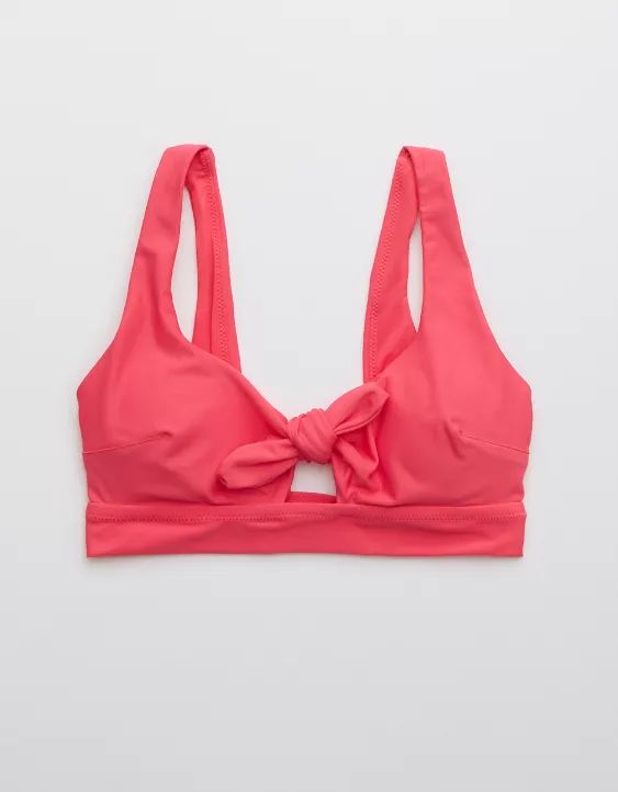 Aerie Tie Banded Wide Strap Scoop Bikini Top | American Eagle Outfitters (US & CA)