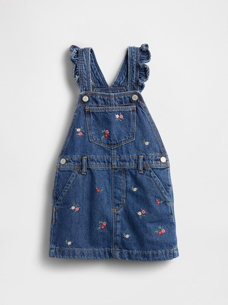 Baby & Toddler Denim Ruffle Skirtall | Gap (US)