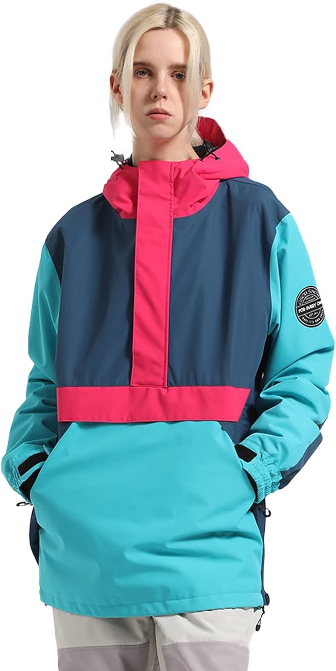 BSASB Men Women Ski Jackets Snowboard Winter Coats Warm Waterproof Windproof Jacket for Women Ski... | Amazon (US)