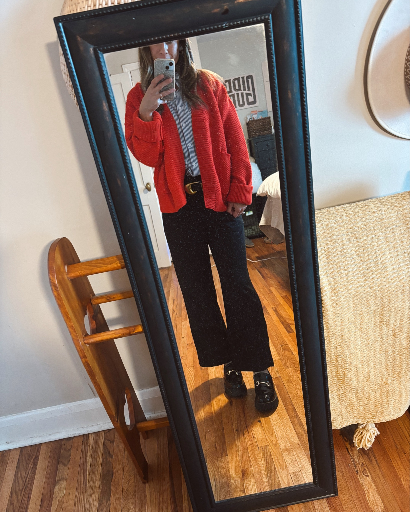 Philly 🍎 Teacher Fits of the week. 

🍎 the absolute most perfect cardigan
🍎 comfiest trousers on repeat
🍎new Amazon loafers
🍎 favorite striped button down
🍎the BEST bodysuit 

#LTKFindsUnder50 #LTKStyleTip