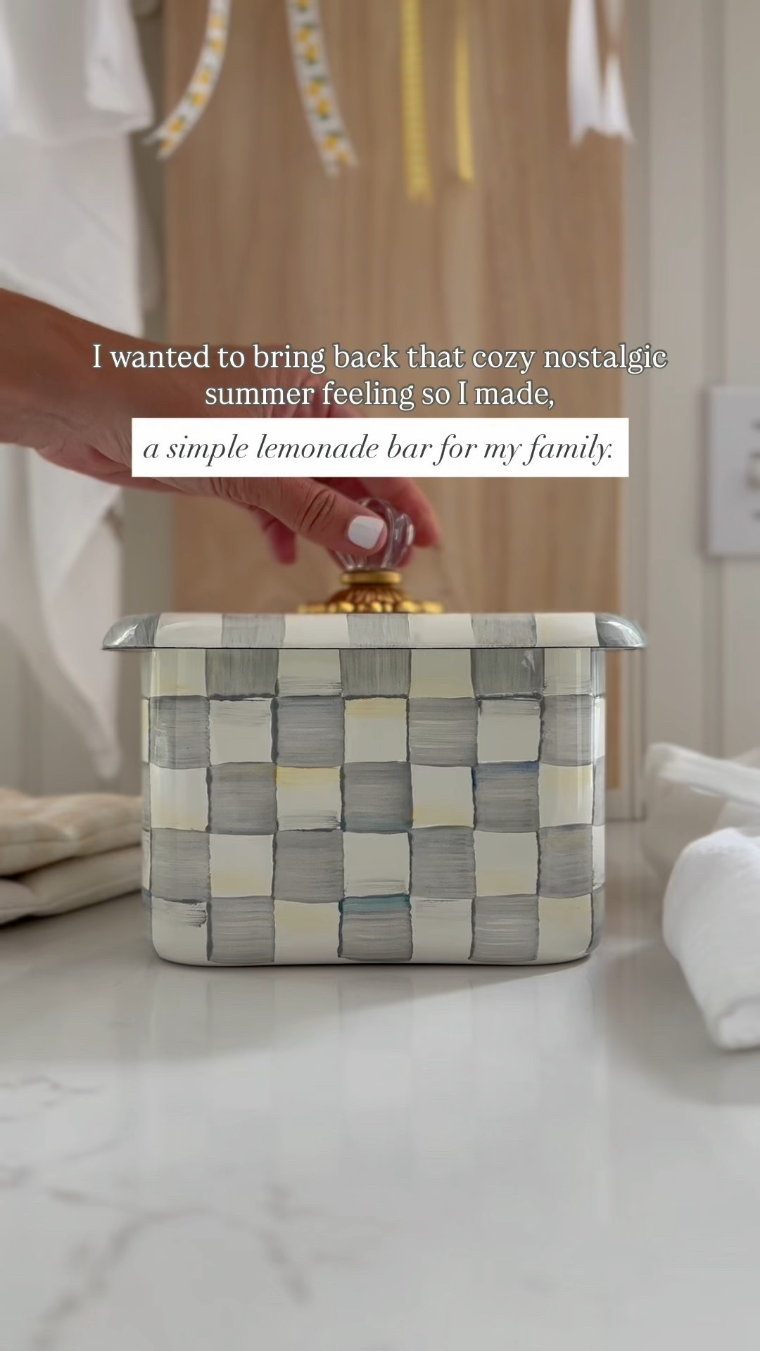 I wanted to bring back that cozy nostalgic summer feeling, so I made a lemonade bar. 

#LTKSeasonal #LTKHome