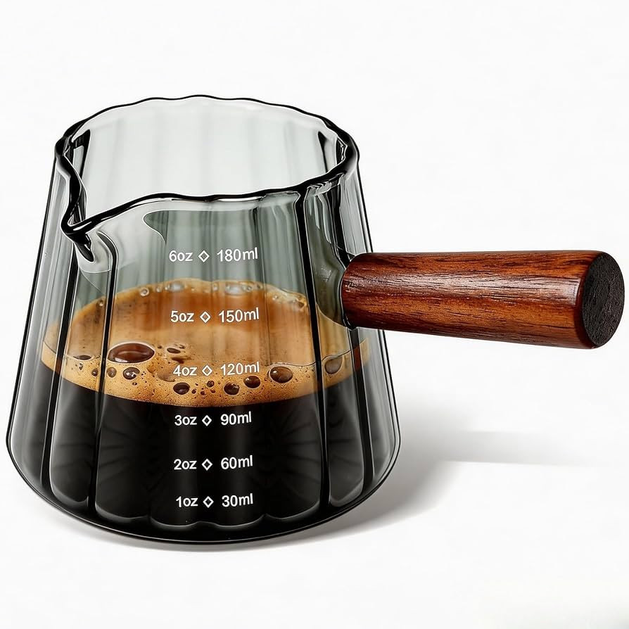Olvini Espresso Cups 6oz, Espresso Accessories, Espresso Shot Cups with V-Shaped Pour Spout, Espr... | Amazon (US)