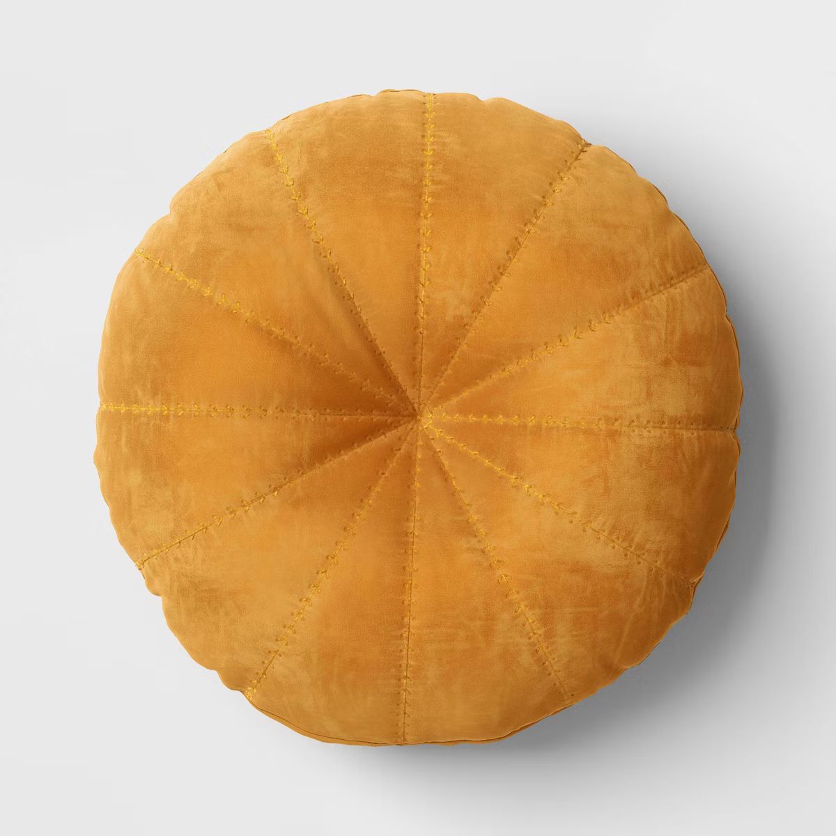 Round Cotton Velvet Quilted Pillow - Threshold™ | Target