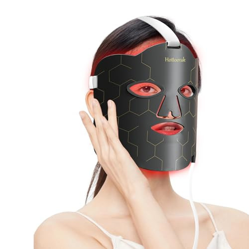 Red Light Therapy for Face, Portable and Soft LED Face Light Therapy Suitable for Home or Travel | Amazon (US)