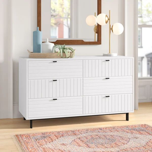 Claudia 6 - Drawer Dresser | Wayfair North America