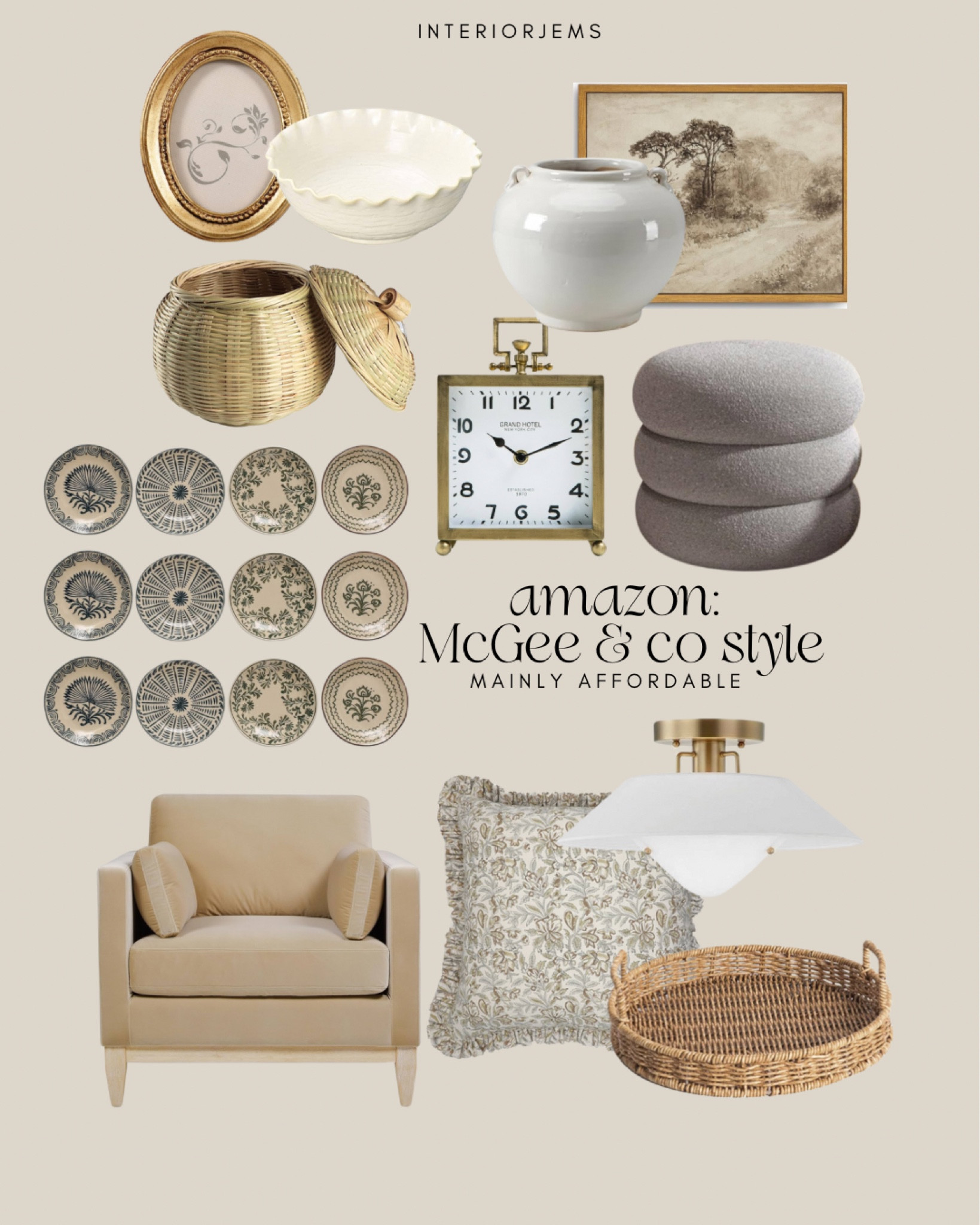 Amazon, Mickey and coast style, mainly affordable, accent chair, rattan tray, table clock, dessert platesl ottoman, pendant, light, brass decor, high, and look on a budget

#LTKHome #LTKSaleAlert #LTKStyleTip
