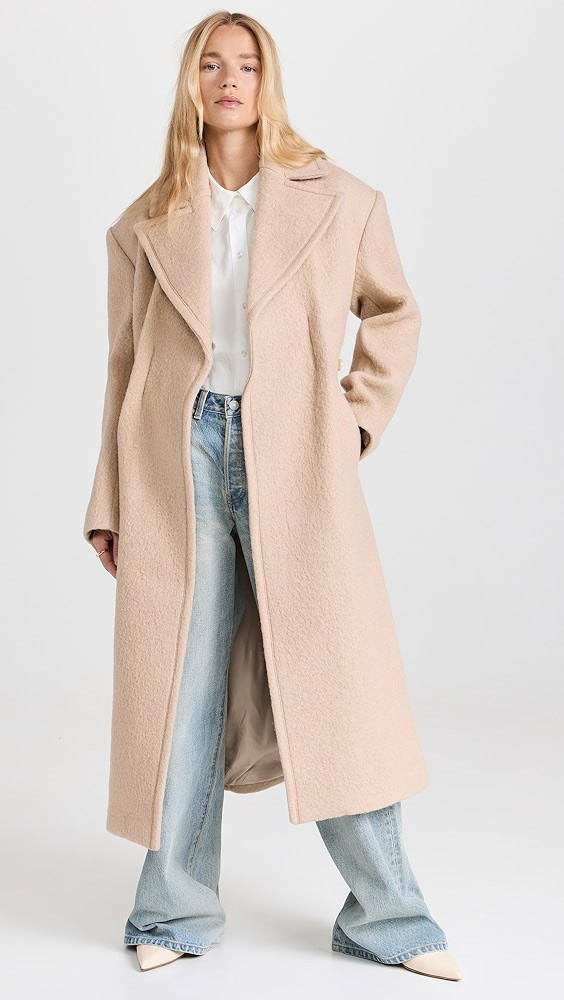 RECTO Casentino Elastic Belted Detail Coat | Shopbop | Shopbop