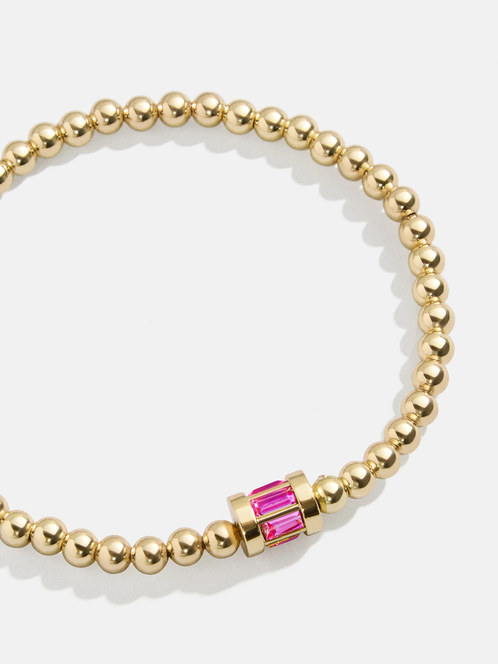 Tatum Birthstone Bracelet - Rose | BaubleBar