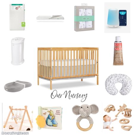 Our Nursery: essentials, baby nursery, neutral, crib, sound machine, crib mattress, crib sheets, mattress protector, diaper changing pad, diaper pail, Bobby, baby toys

#LTKhome #LTKbaby #LTKfamily