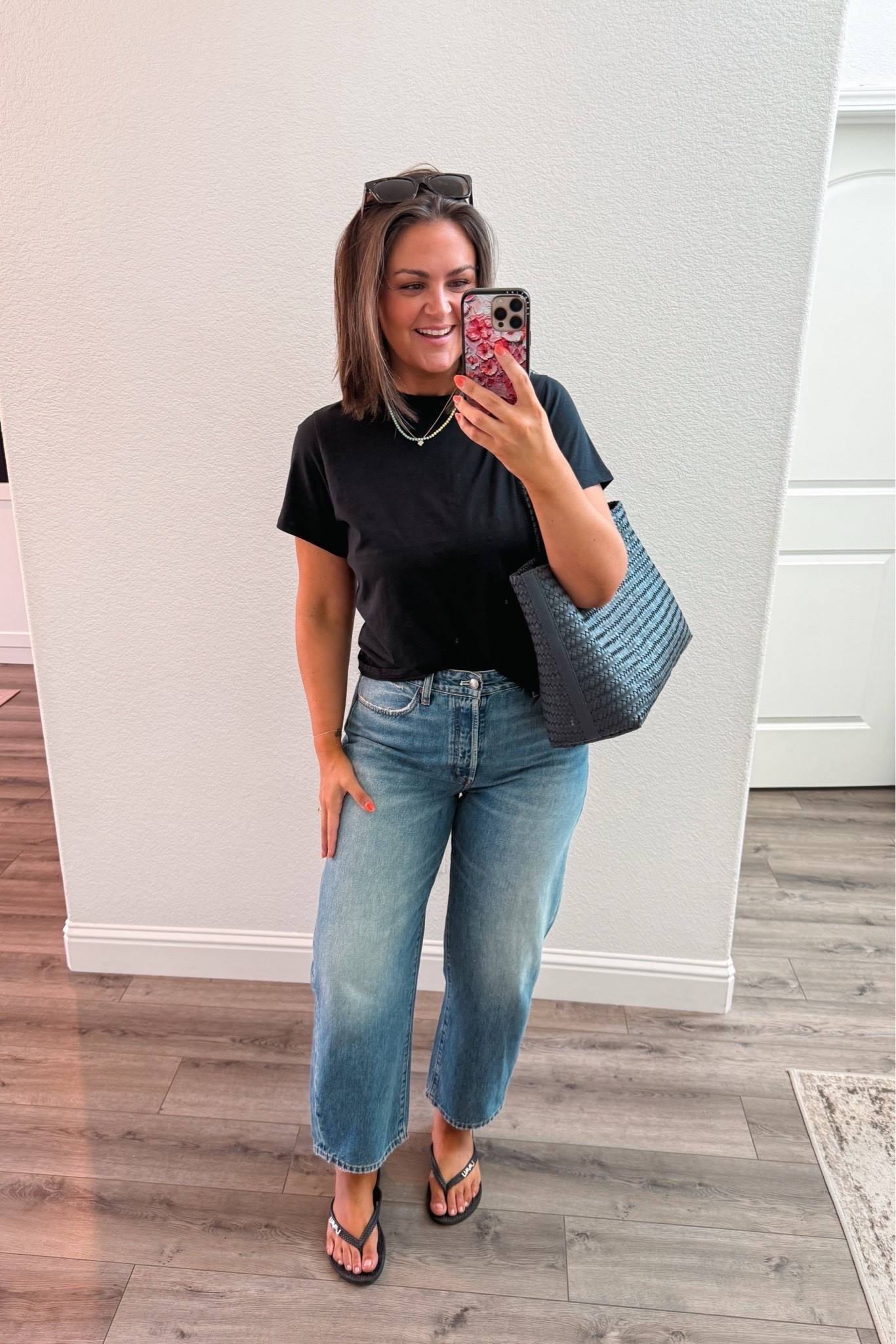 Easy ootd
Jeans, curvy 30 (sized down 1) code LTK20
Tshirt, large
Linked my jewelry, and my bag that’s also on sale with LTK20!!

Madewell sale, size 12, midsize, summer outfit, closet staples, casual style

#LTKootd #LTKxMadewell #LTKMidsize