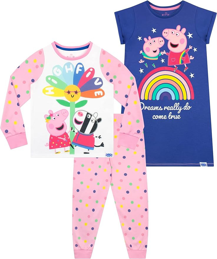 Peppa Pig Girls Pajamas and Nightgown | Amazon (US)