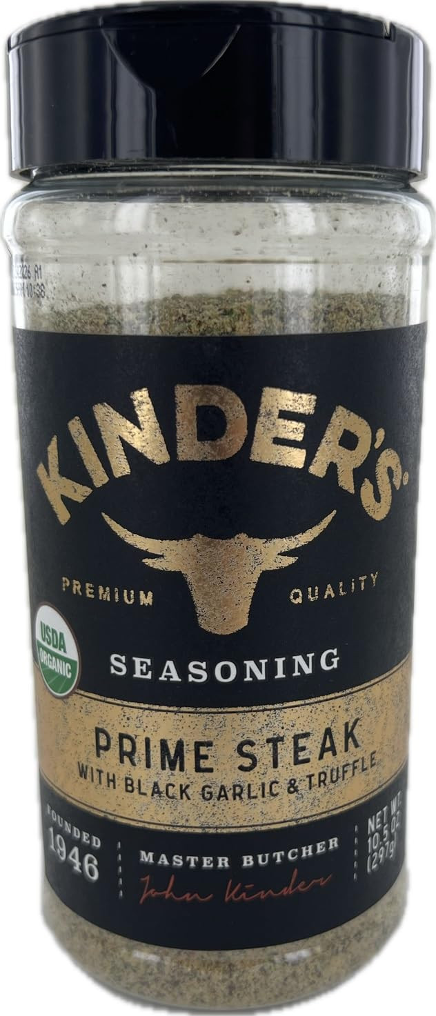Kinder's Prime Steak with Black Garlic & Truffle Seasoning (10.5 Ounce) | Amazon (US)