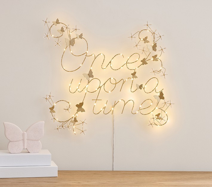 Once Upon A Time Lit Decor (24"x 19") | Pottery Barn Kids