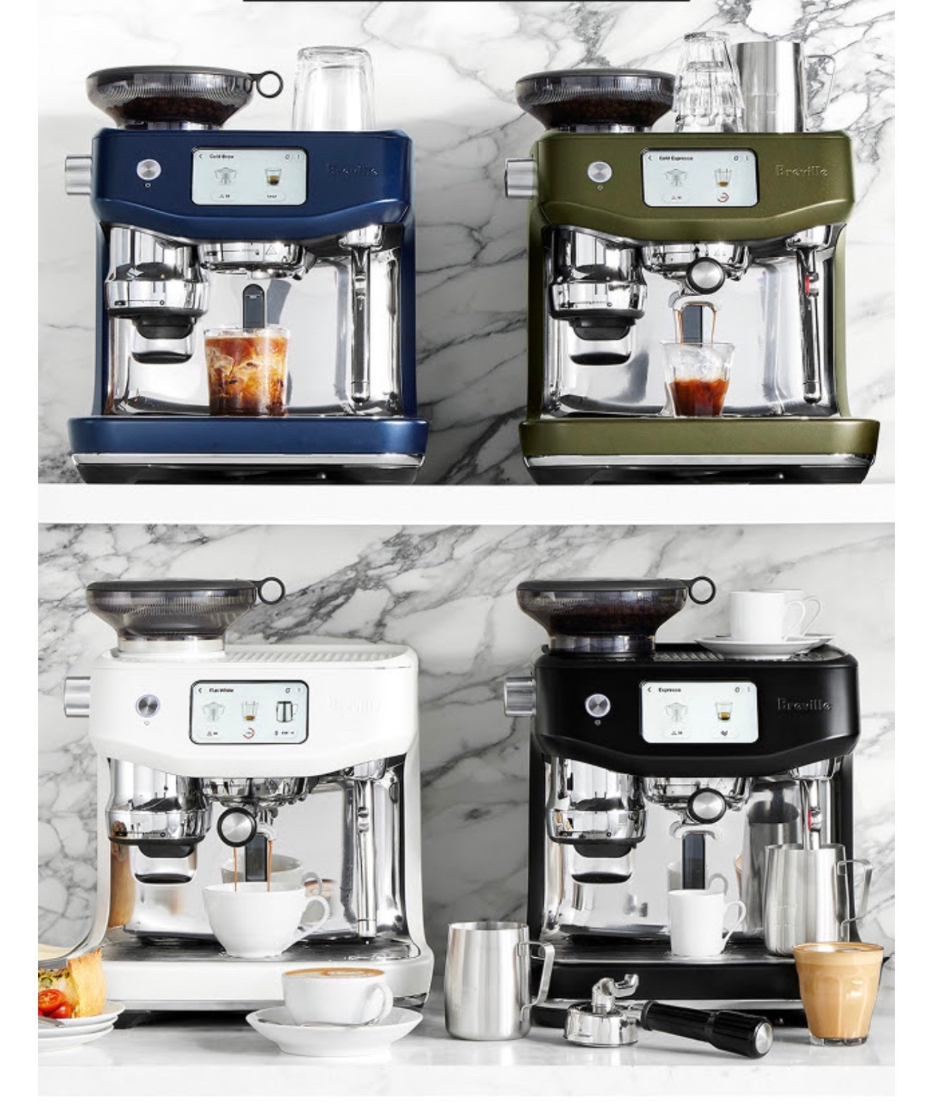 Breville Barista Touch™ Impress Espresso Machine, Noir

Built of black stainless steel enhanced with black chrome accents, this eye-catching Breville espresso machine elevates both your kitchen style and your coffee game. The updated appliance features a bevy of user-friendly functions, step-by-step guidance and real-time feedback.

#LTKGiftGuide #LTKWorkwear #LTKHome