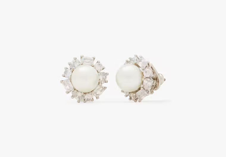 Candy Shop Pearl Halo Studs | Kate Spade (US)