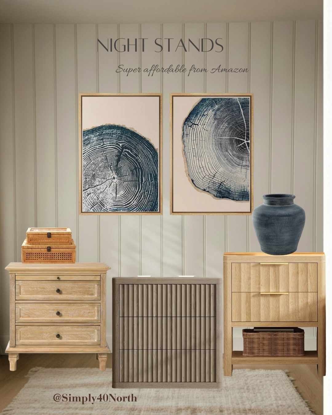 Three Nightstands I am loving from Amazon.  I buying one of them for our master bedroom.  The price is so good on all three!

#LTKHome