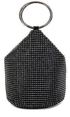 olga berg Bianca Ball Mesh Handle Bag in Black from Revolve.com | Revolve Clothing (Global)