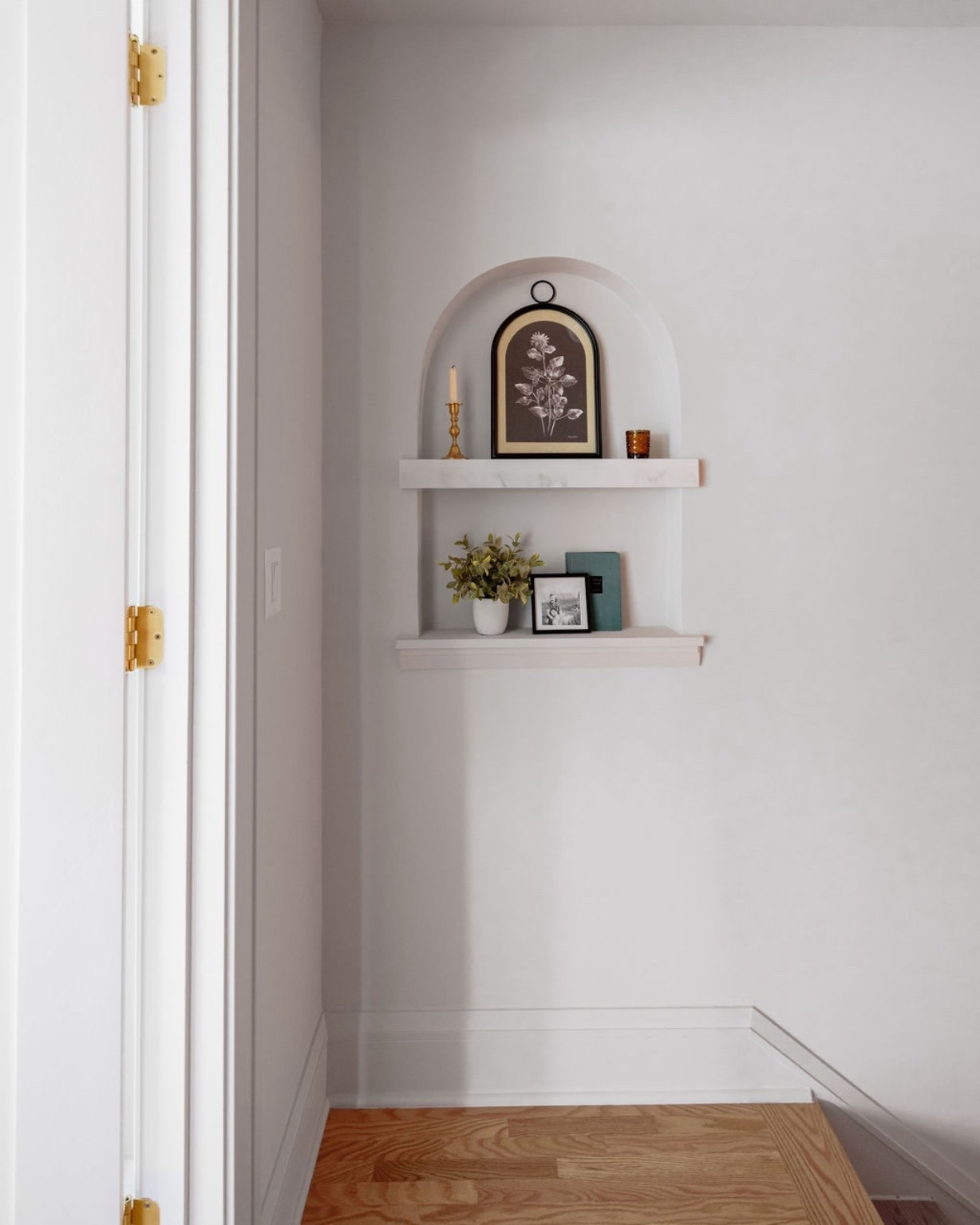 Shop the primary bedroom at the Wellesley Tudor Revival 🌙 