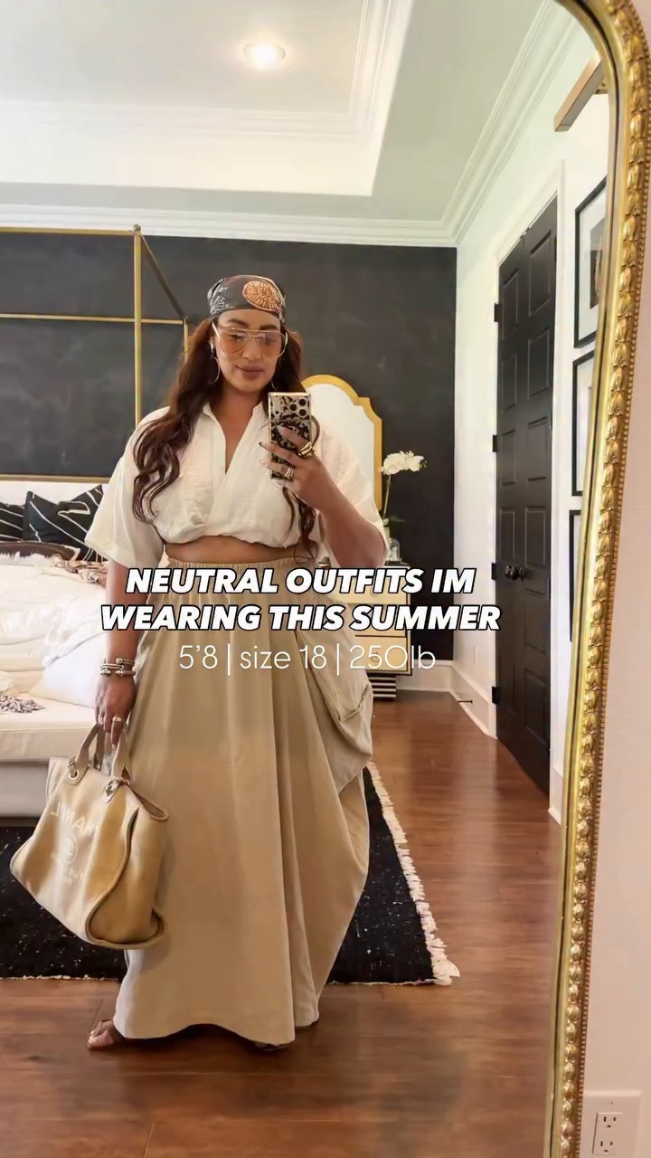 Neutrals are a vibe in the summer🤎🤍🖤Which look is your favorite? Most of these are super affordable so

Day 2 of 30 for those counting😅

#LTKPlusSize #LTKMidsize #LTKOver40