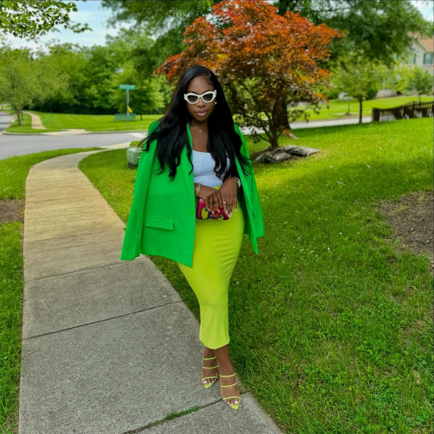 Who said you can’t wear color during fall seasons ? 

#LTKMidsize #LTKStyleTip #LTKSeasonal